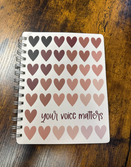 Your Voice Matters Notebook