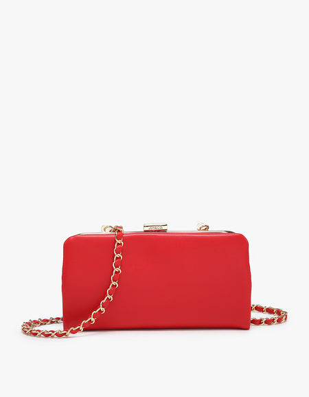Sue Wallet Pouch Crossbody - Red