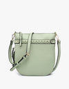 Esther Whipstitch Trim Round Crossbody - Sage