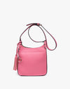 Lucinda Square Crossbody w/ Tassels - Bubblegum