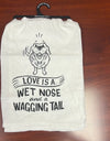 Wagging Tail Kitchen Towel