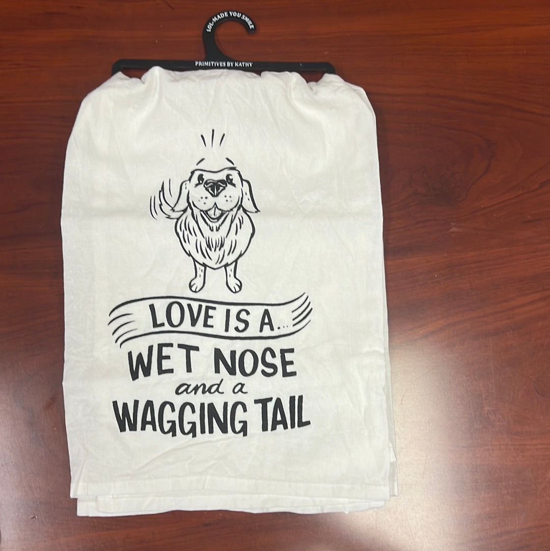 Wagging Tail Kitchen Towel