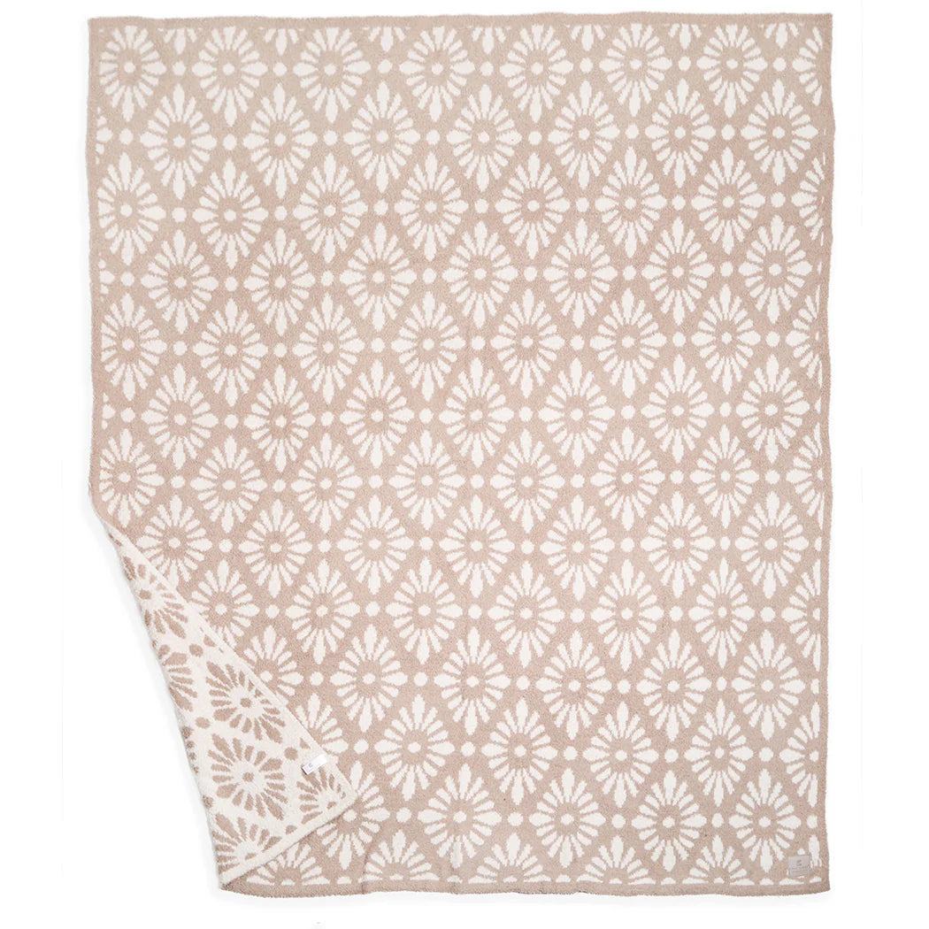 FC Floral Damask Reversible Throw Blanket