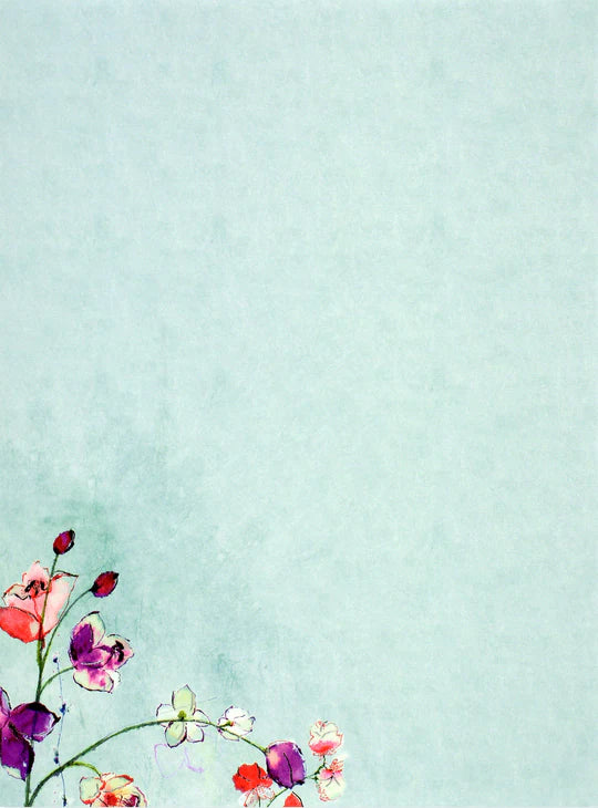 Fuchsia Blooms Boxed Stationery