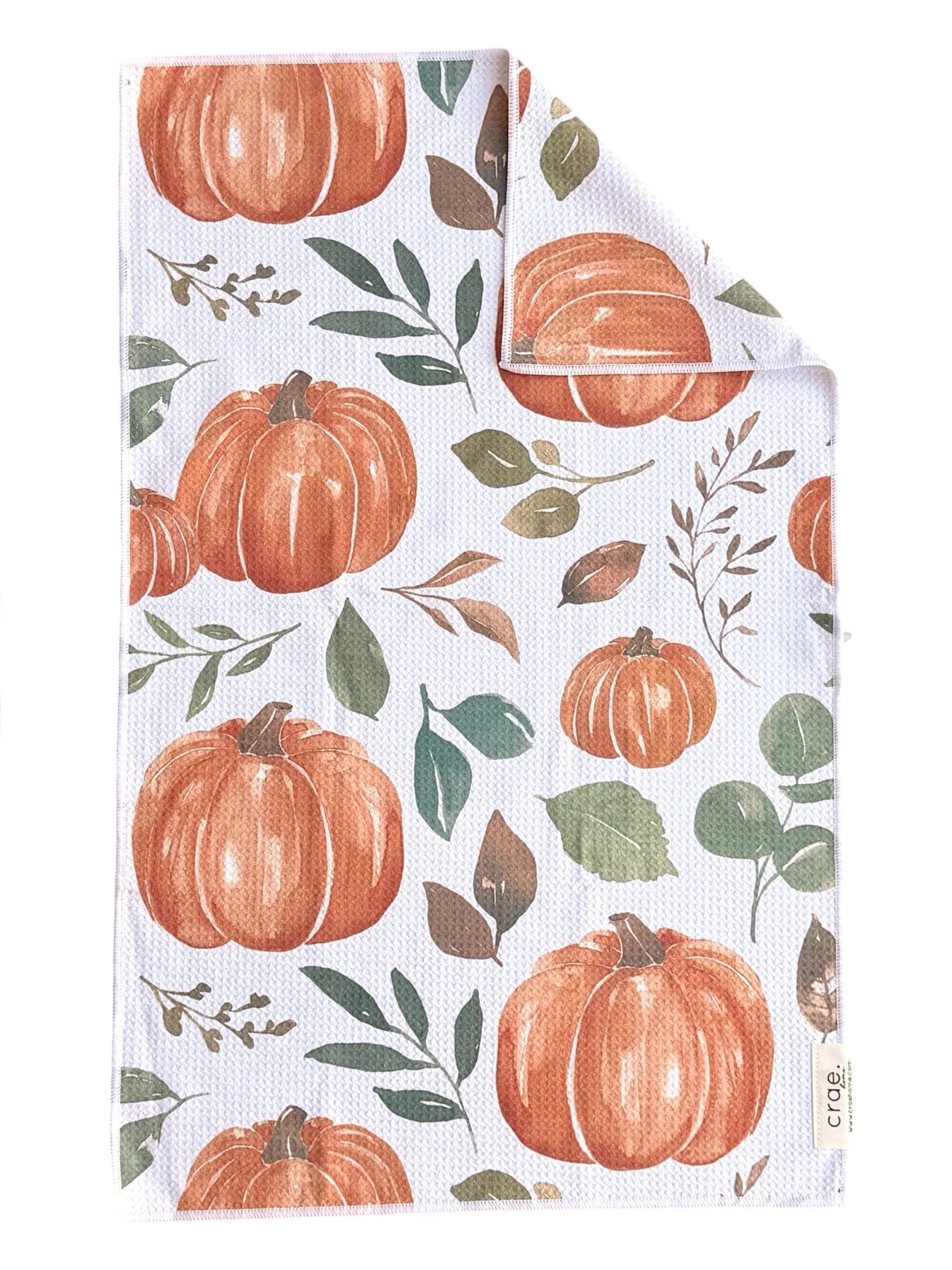 Pumpkin Patch Double-Sided Hand Towel