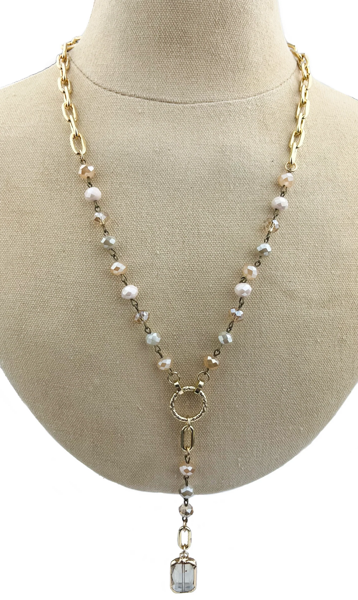 AC Champagne Honey and Gold Necklace