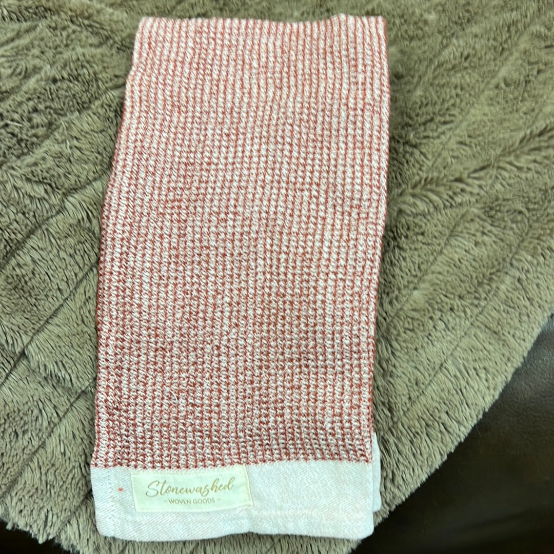 Marsala Washed Waffle Dishtowel