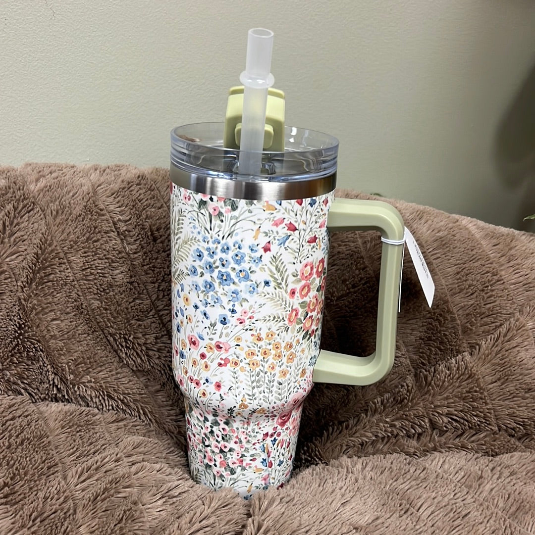 Travel mug-floral mix