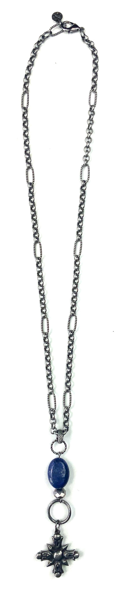 Fancy Chain with Cross Dangle