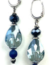 Blue Glass Beaded Latchback Earring