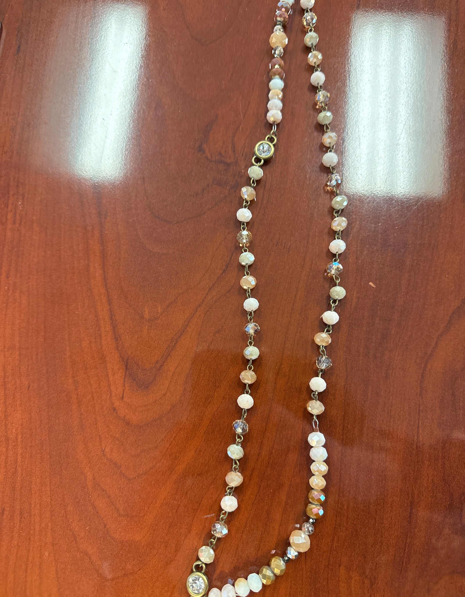 RR pink, beige crystals with cc bezels