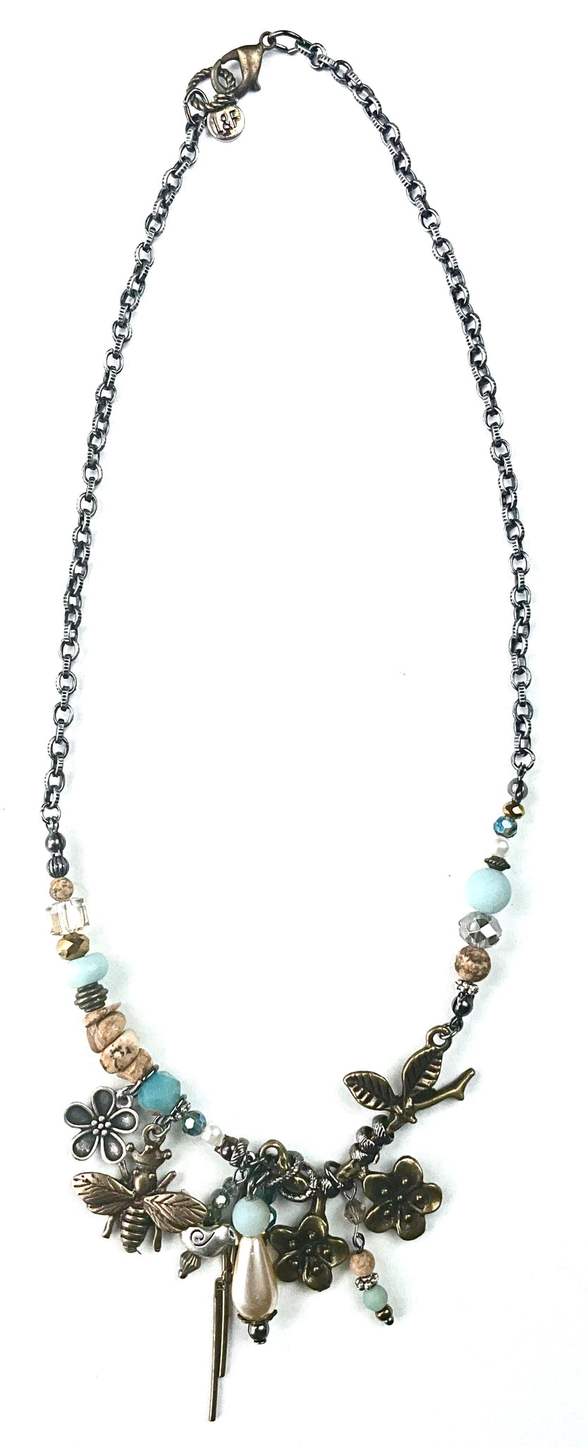Short Flora Fauna Trinket Necklace