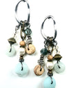 Natural Bead Dangle Earring