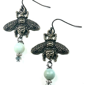 Bee and Dangle Earrings