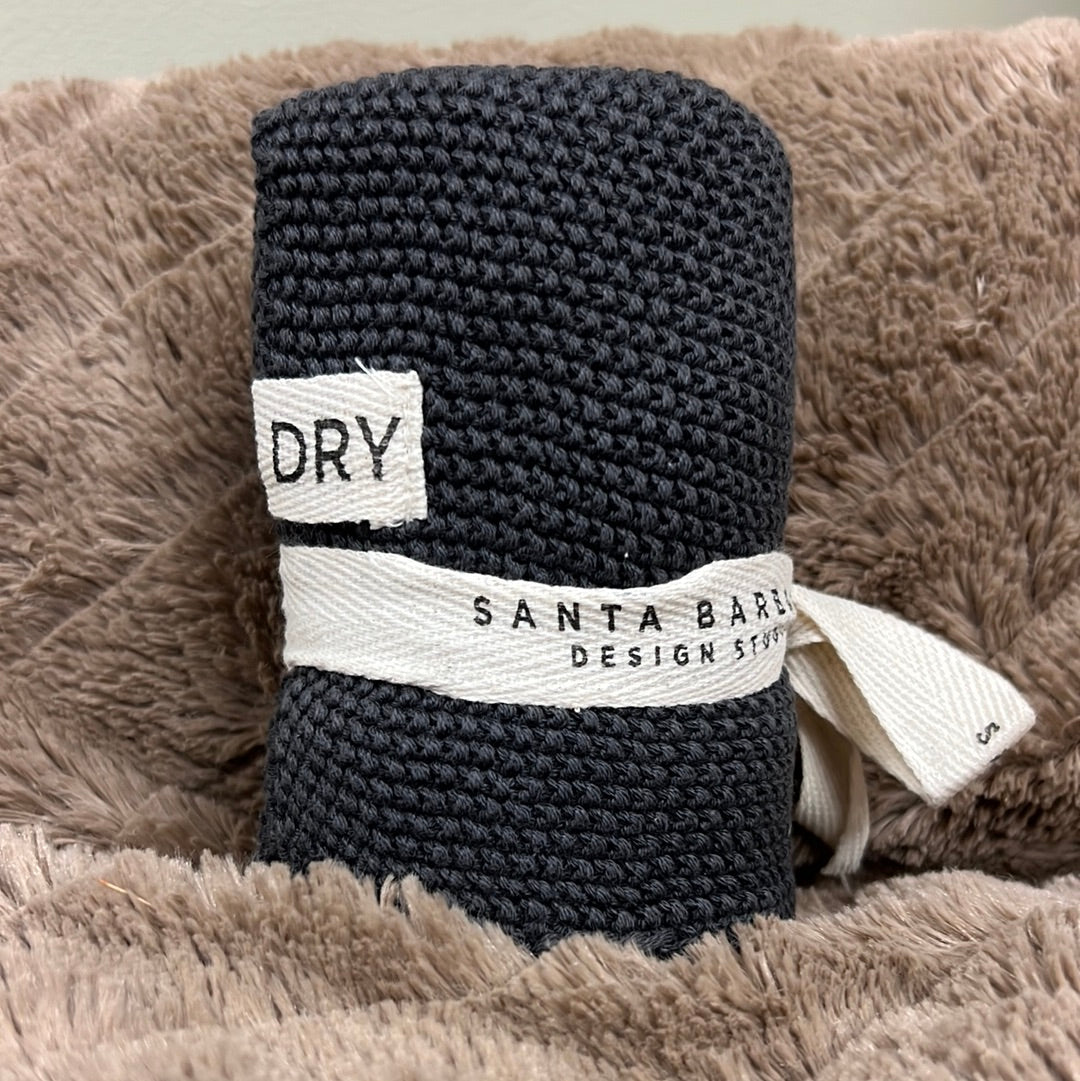 Knit Dish Towel - gray