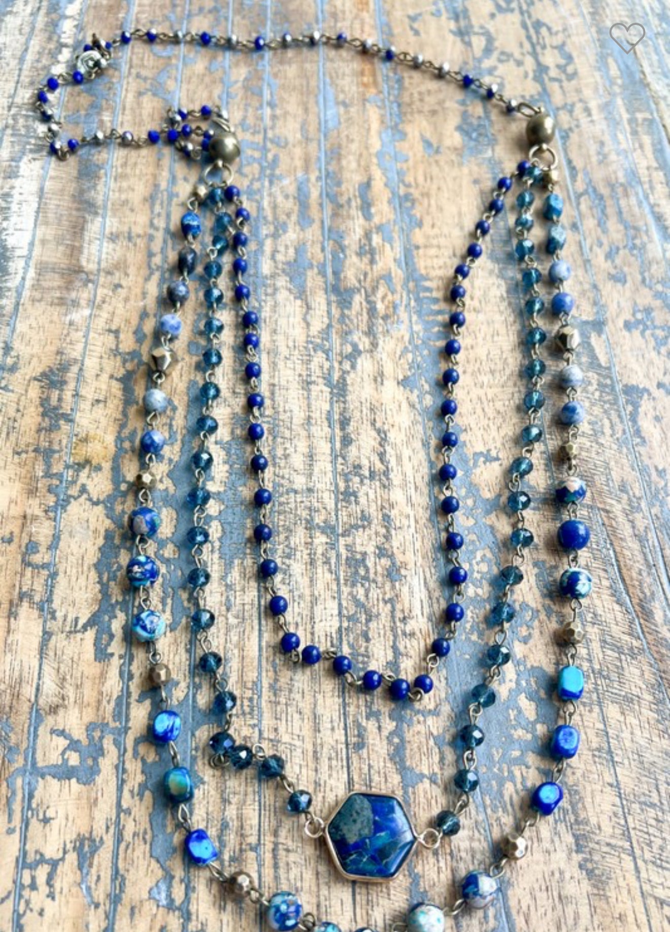 Janet necklace blue