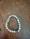 Rant & Rave jasper bead bracelet with large decorative bead