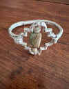 Rant & Rave silver cuff bracelet with jasper stone