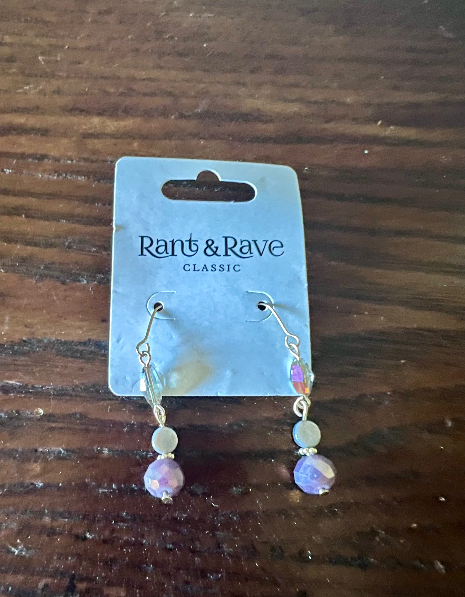 Rant & Rave beaded/disc earrings