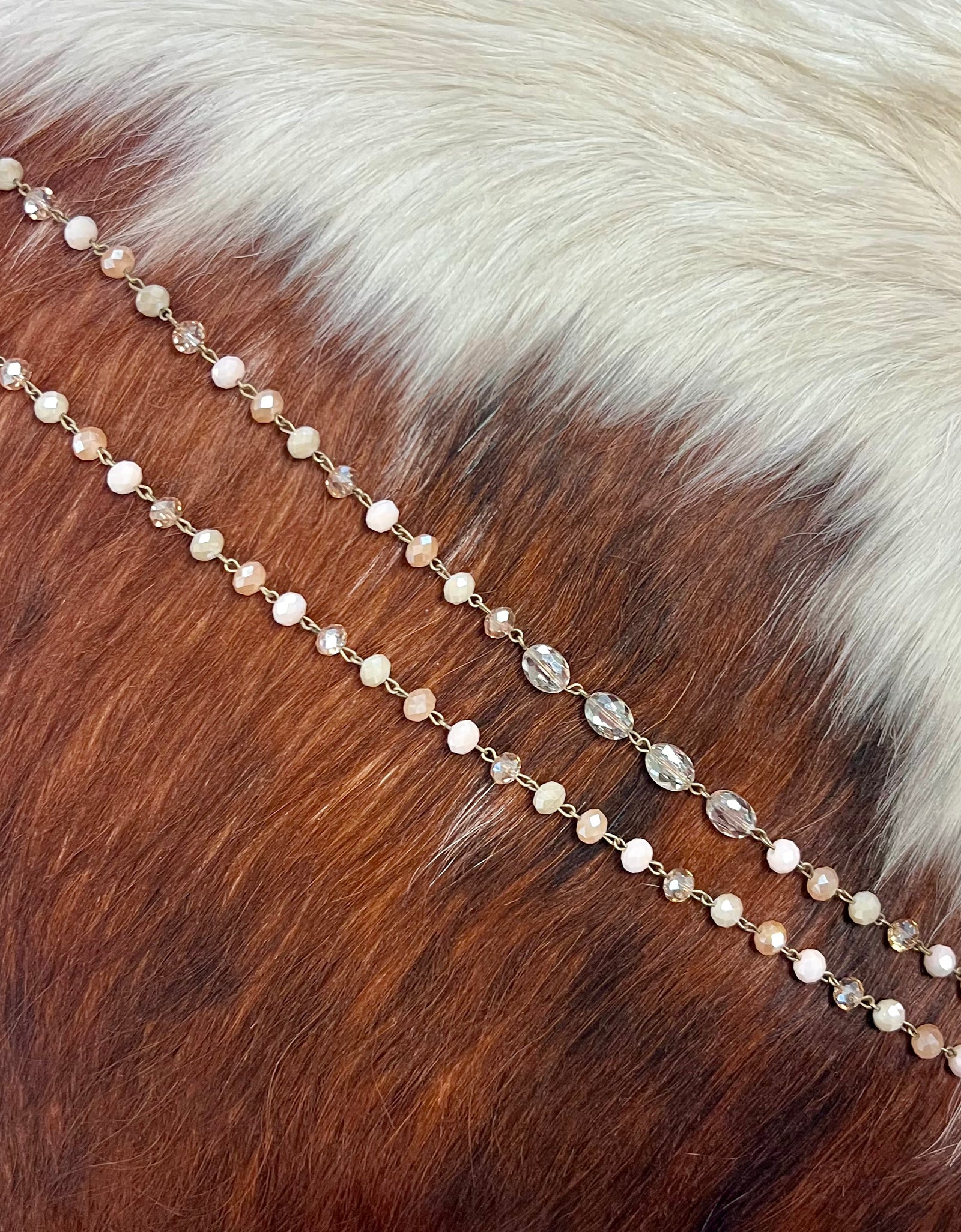 AC Crystal/ beaded necklace