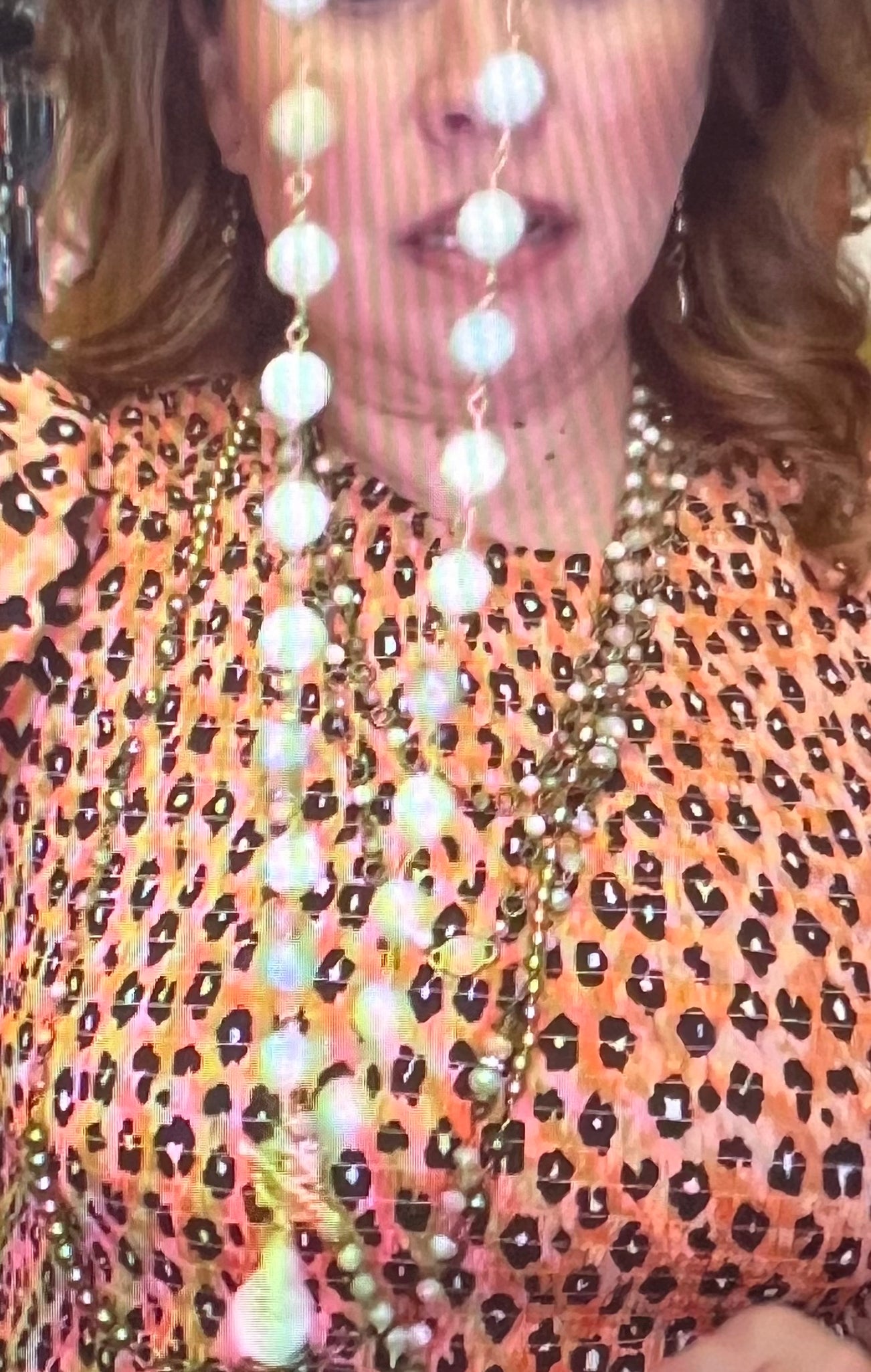 Rant & Rave amazonite beaded necklace with pearl drop