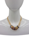 Multi Agate Ring Necklace