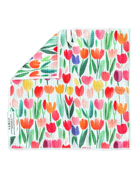 Tulip Time Double-Sided Cloth