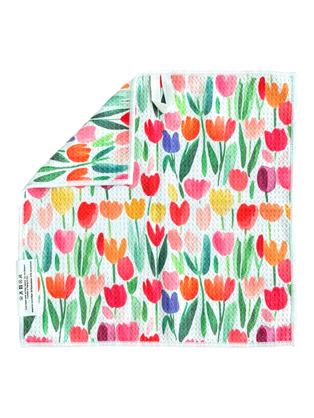 Tulip Time Double-Sided Cloth