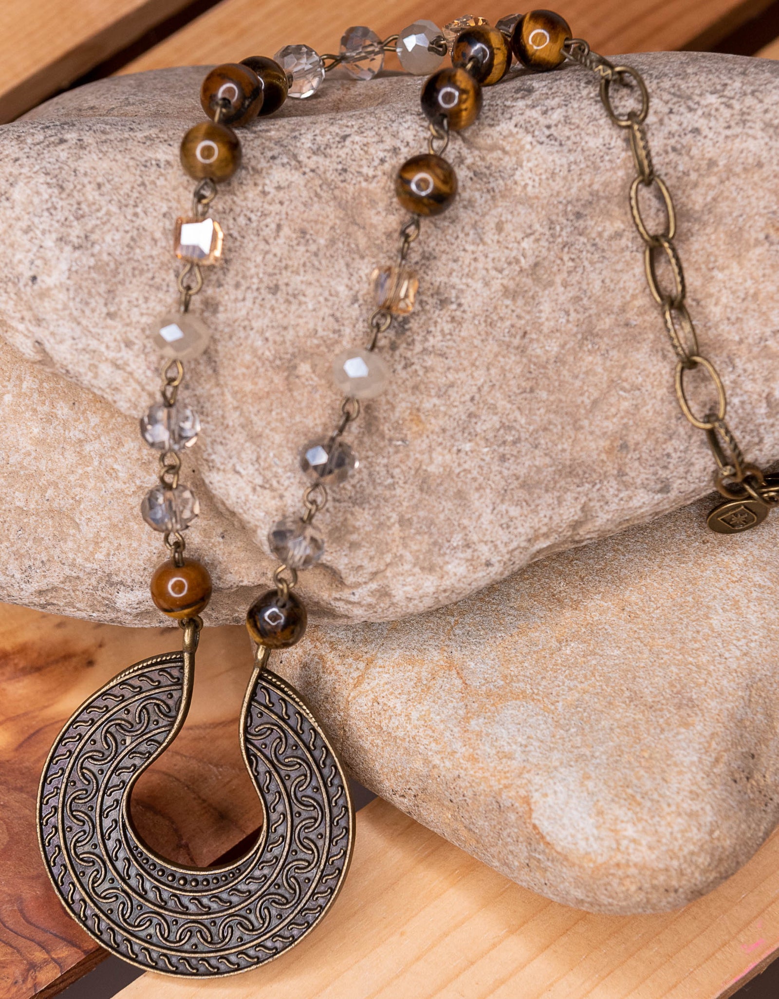 Ursula Necklace Tigers Eye