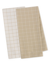 Feather Gray Floursack Dishtowel Set of 2