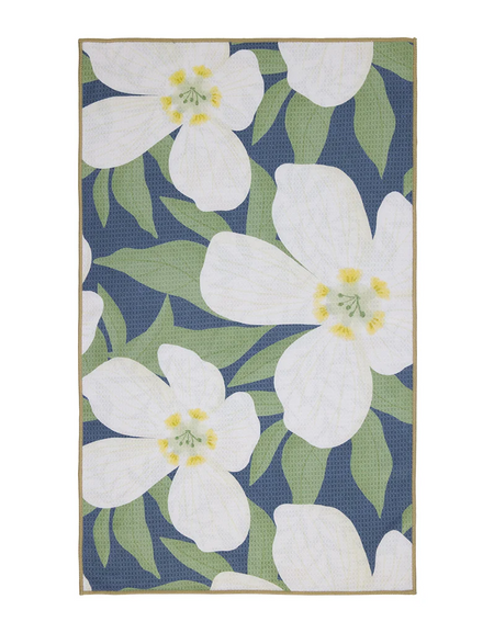 Magnolia Printed Microfiber Dishtowel