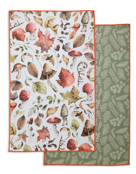 Autumn Woodland Microfiber Dishtowel