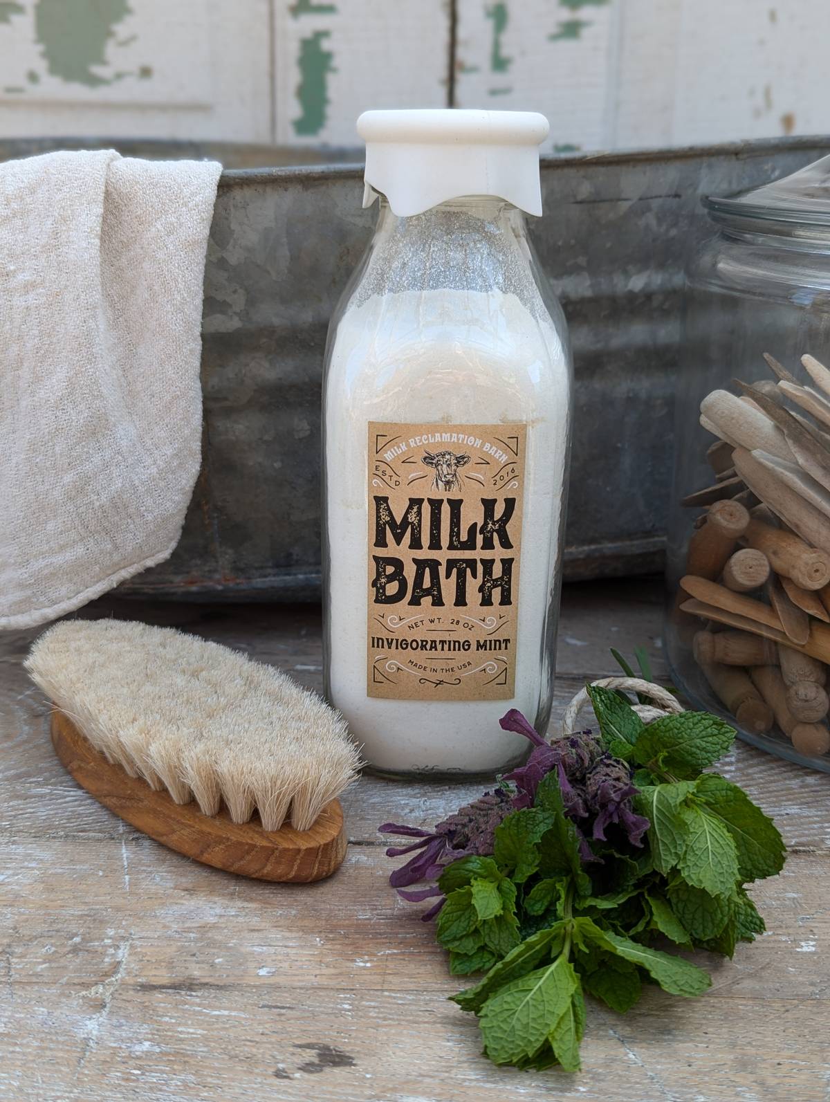 Milk Bath - Invigorating Mint 28 oz.