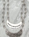 Wonder Woman Necklace - Silver