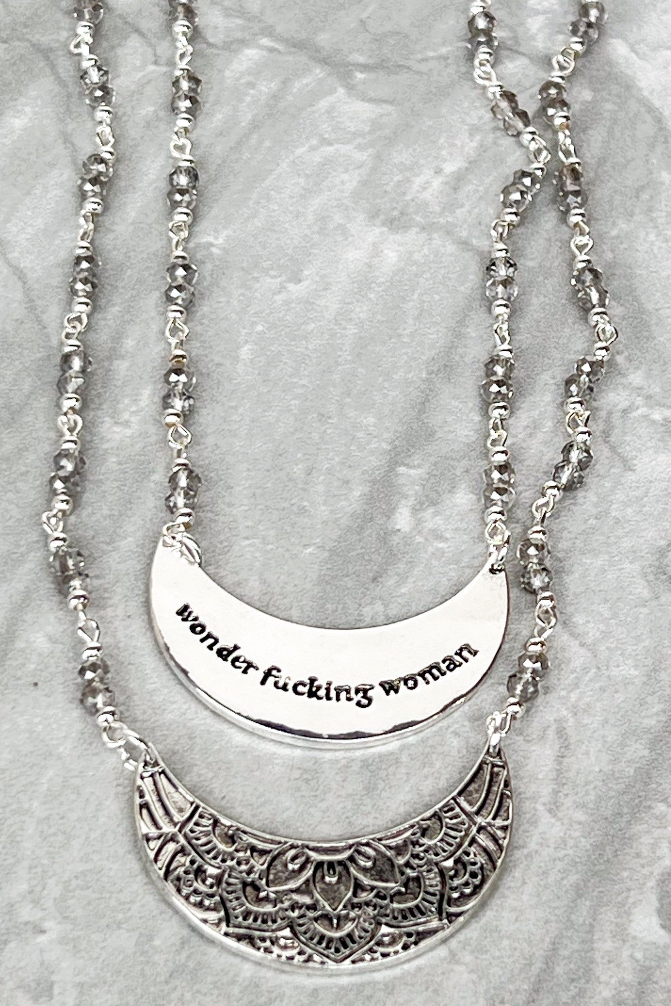 Wonder Woman Necklace - Silver