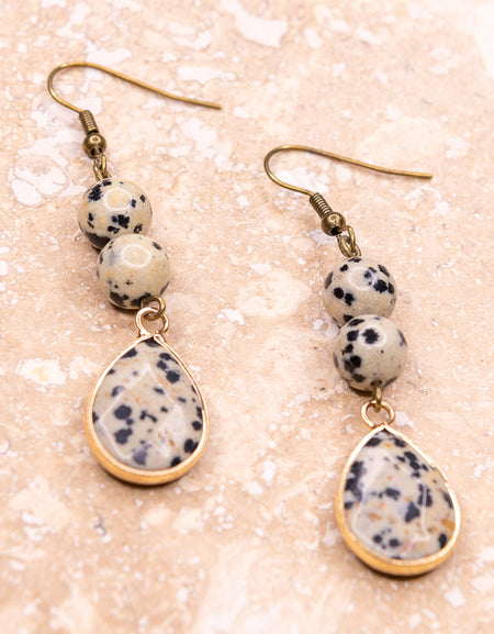 Dalmation Sasha Earring