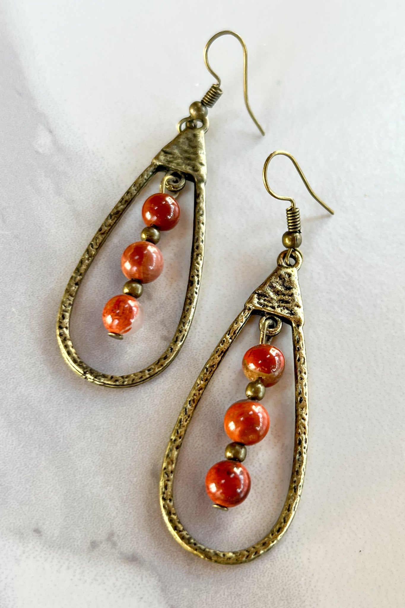 Sherri Red Jasper Earrings