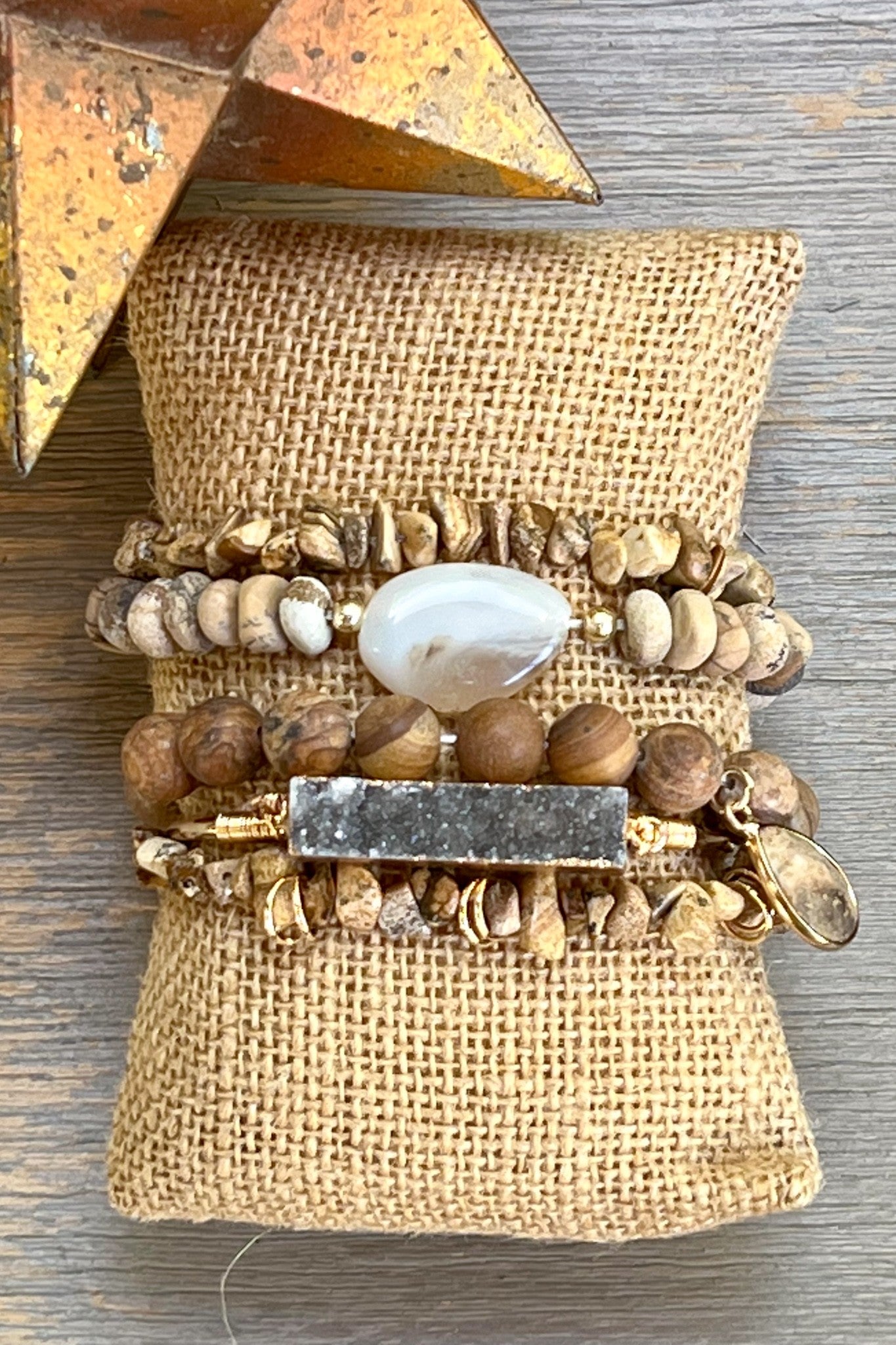 Elyse Bracelet Set Jasper
