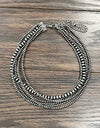 6-Strand 16,17,18 inches Navajo Bead Necklace
