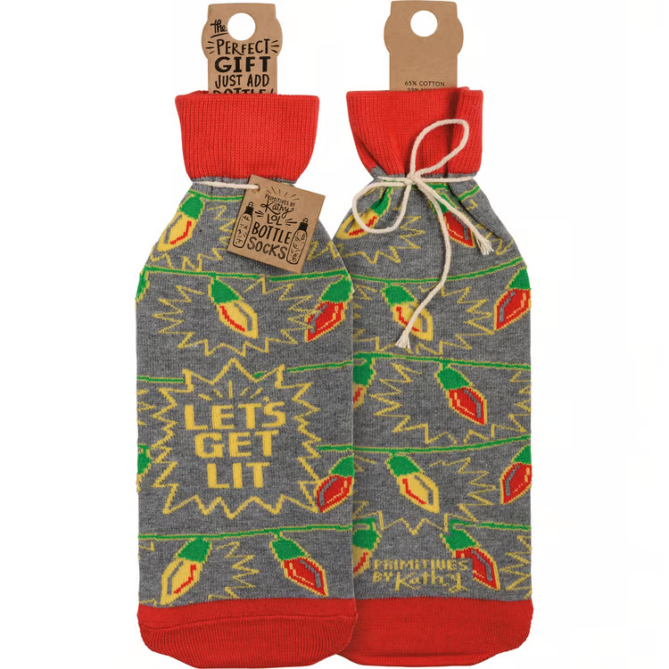 Let’s Get Lit Bottle Sock