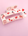 Holiday Hair Claw - Christmas Design