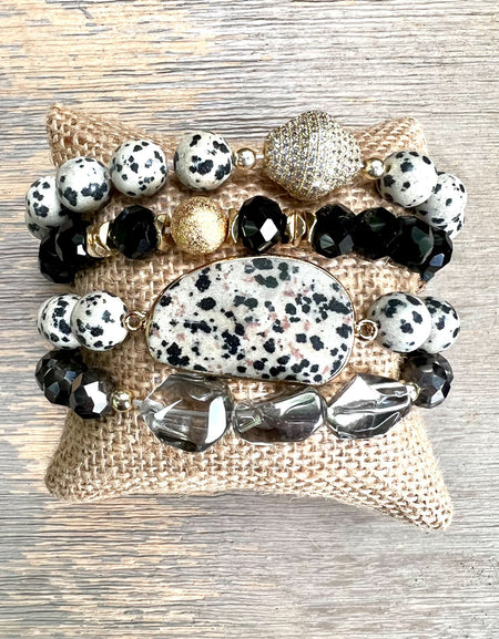 Julia Dalmation Bracelet Set