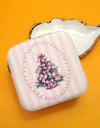 Travel Jewelry Organizer - Pink bow/stripe Tree