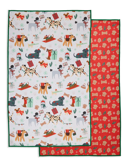 Holiday Dog Towel