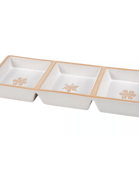 Snowflake Tidbit Tray