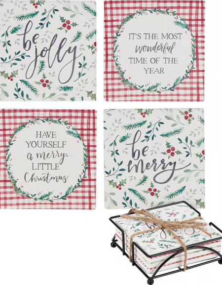 Holiday Coaster Set