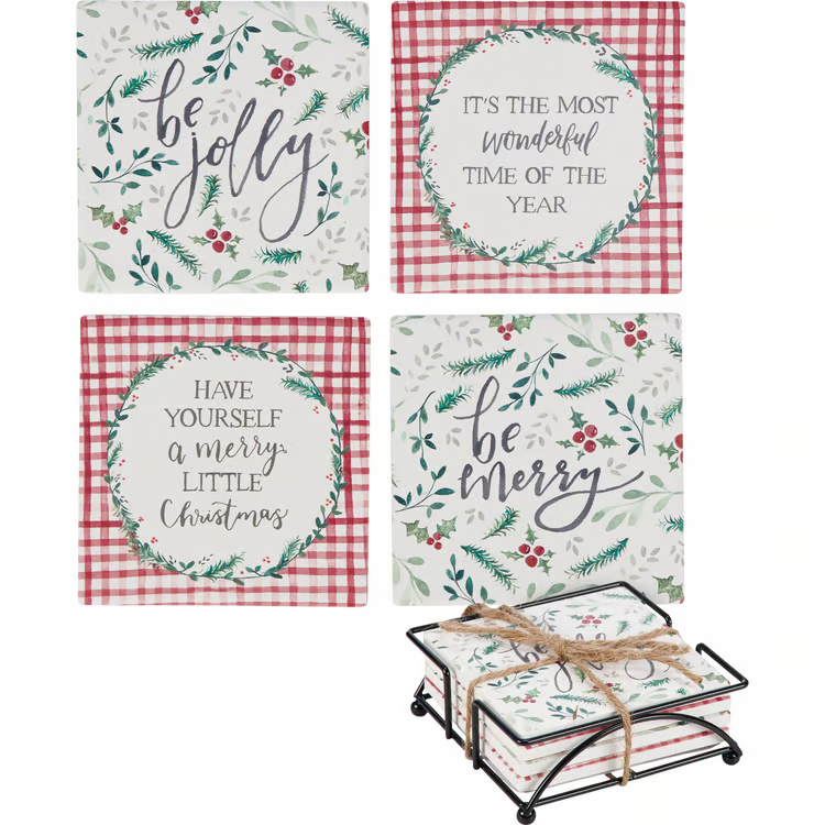 Holiday Coaster Set