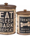 Dog Treat Canister Set