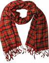 Red & Black Plaid Scarf