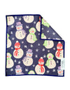 Snowy Smiles Double-Sided Washcloth